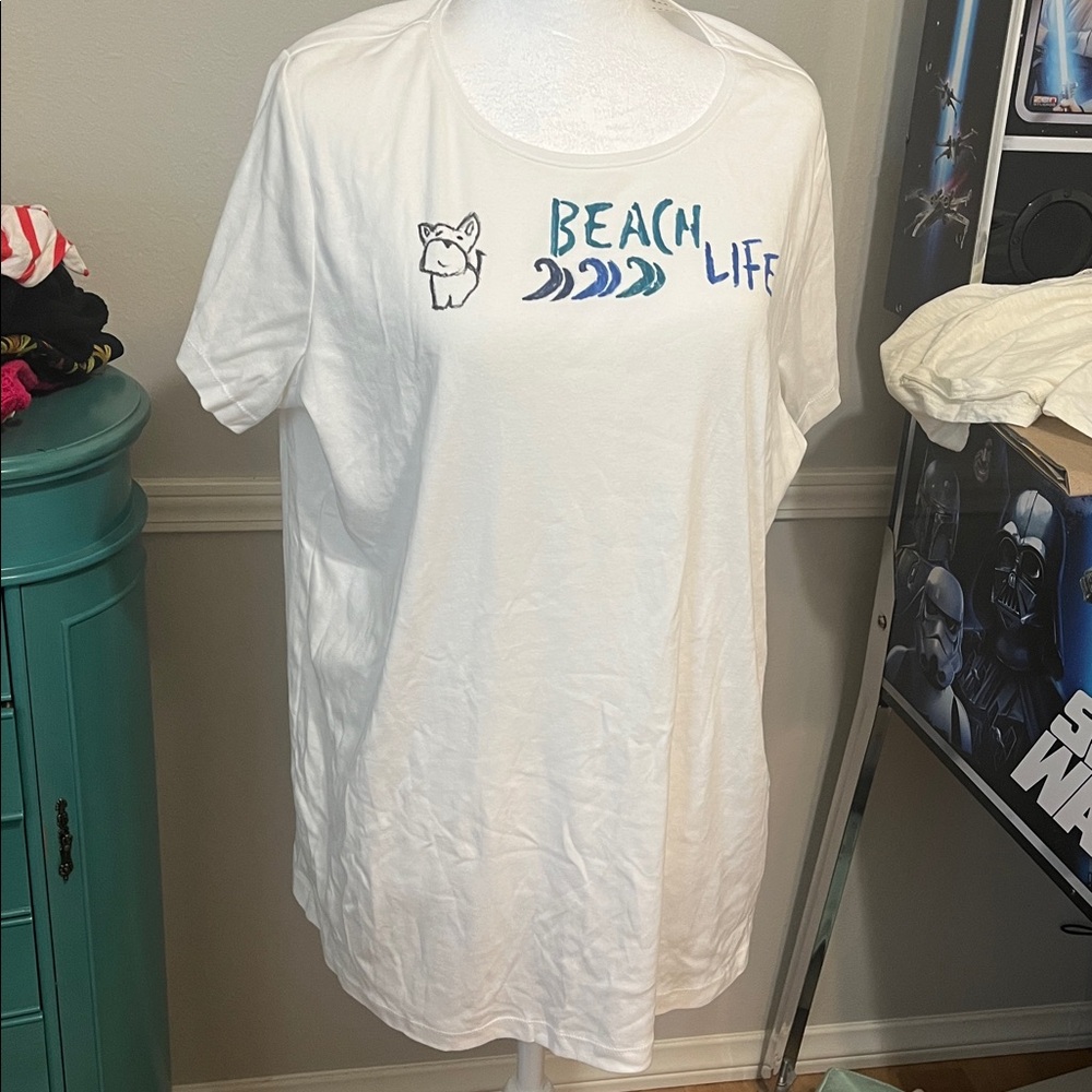 St. John's Bay Essential White Tee